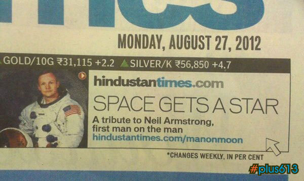 Neil Armstrong, the first man on the man?
