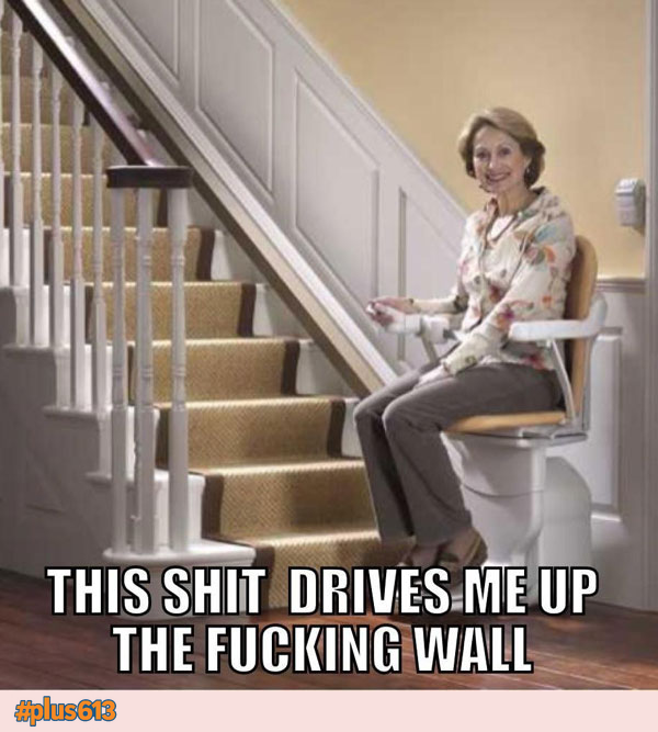 up. the. fuckin'. wall.