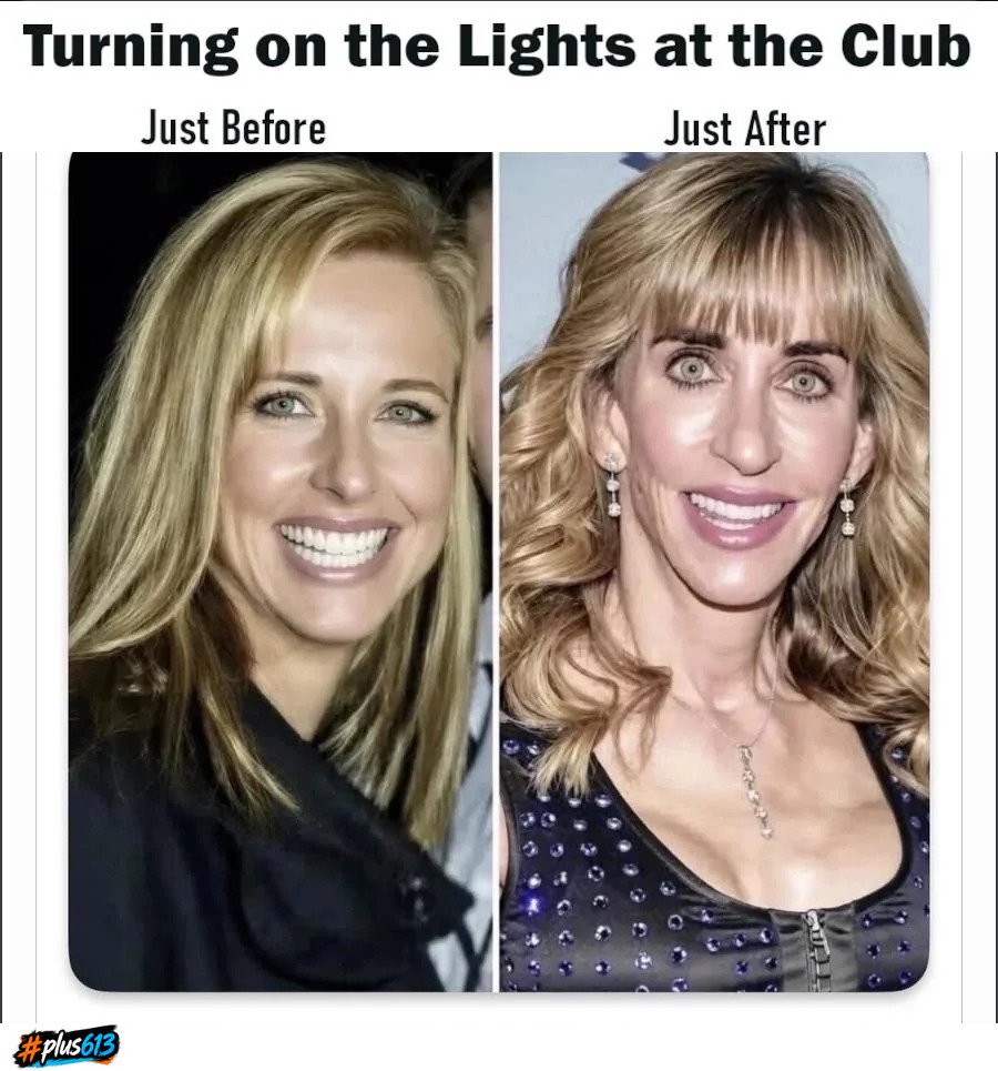 Right after the blinding light