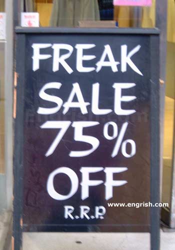 Freaks - on sale now!