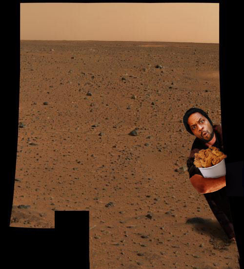 Nigga Head eatin on  Mars