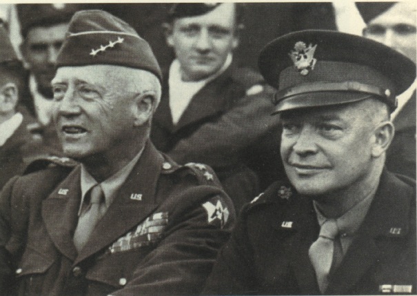 George S. Patton and Eisenhower