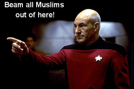 There aren't any Muslims on Star Trek
