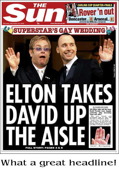 Elton Takes David
