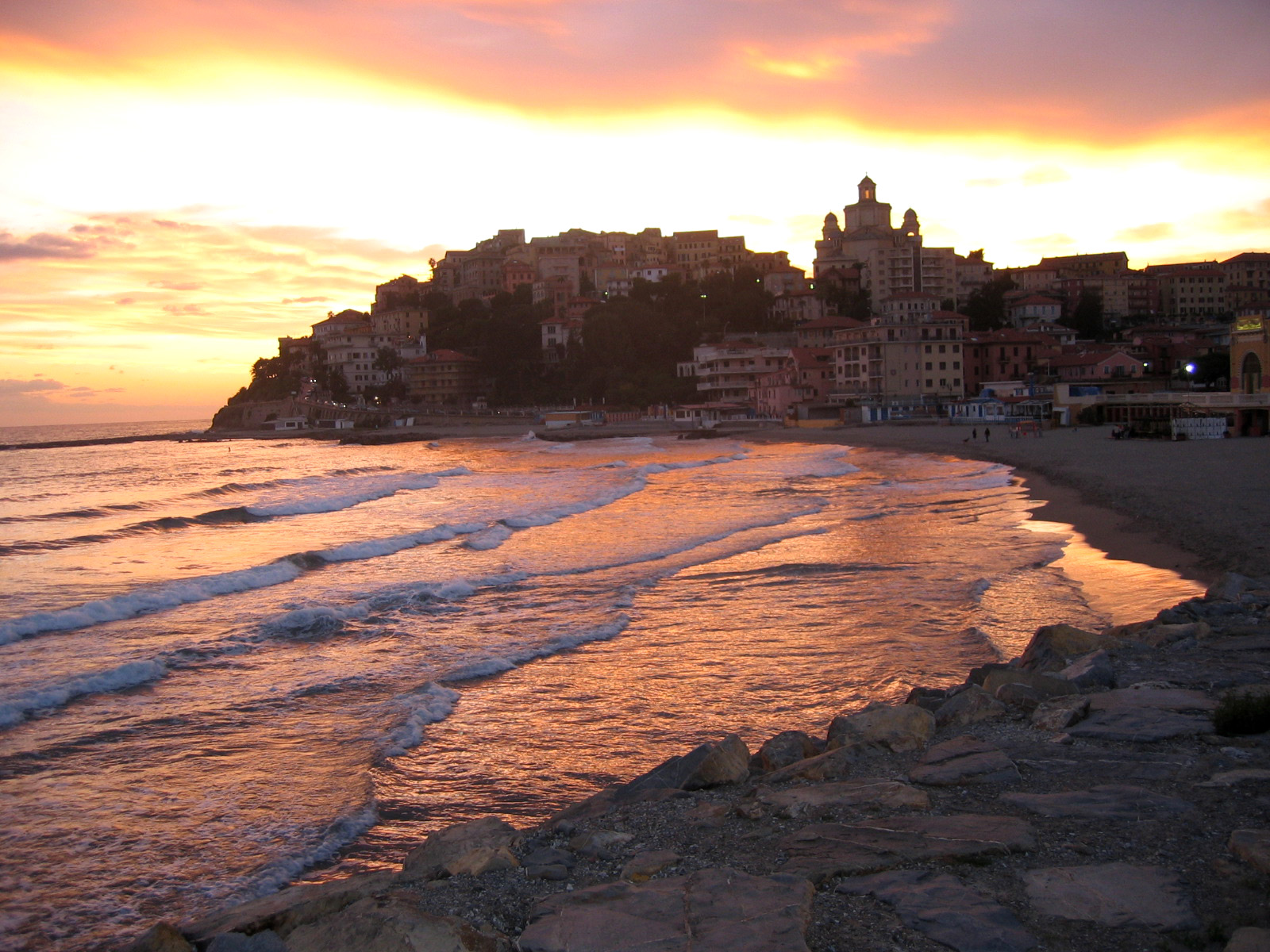 A sunset in Liguria (Italy) ...not mine, btw