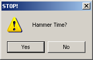 hammer time?