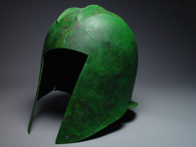 Ancient Greek Illyrian Bronze Hoplite Helmet 500BC