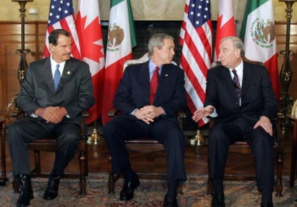 Mexico - United States of America - Canada = 1
