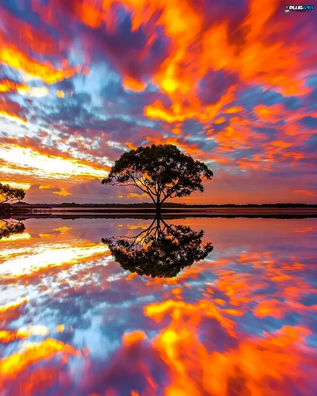 Australia - mirror image over water