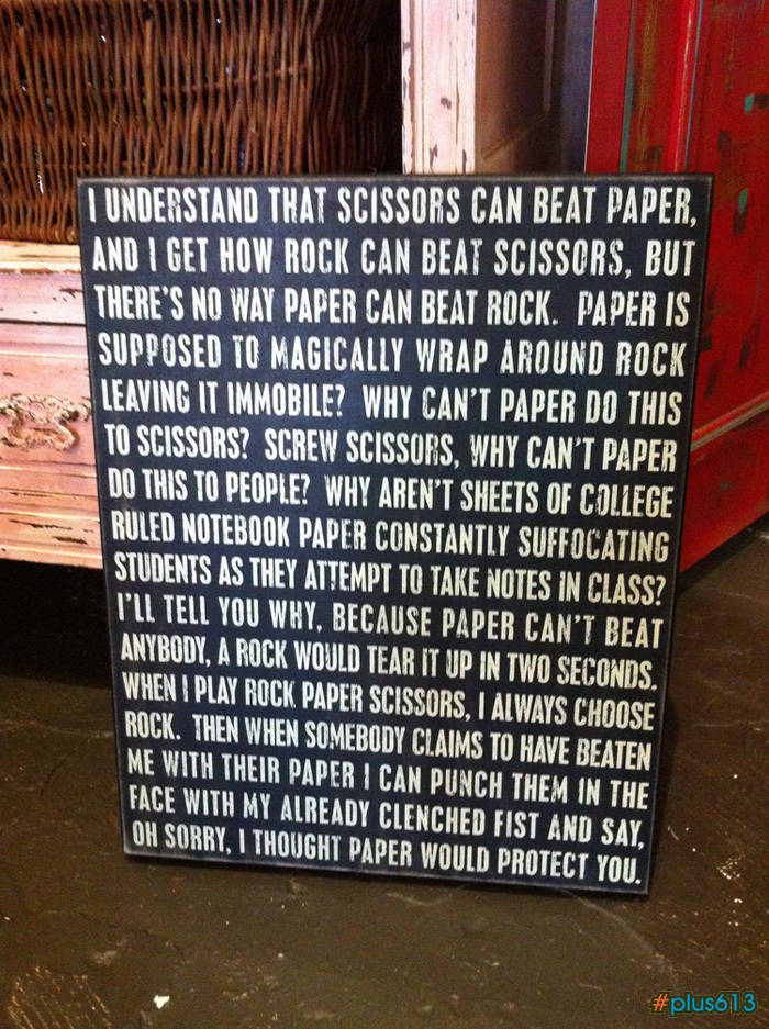 rock-paper-scissors rant