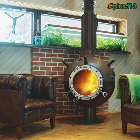 Furniture Made Out of Rusty Underwater Mines
