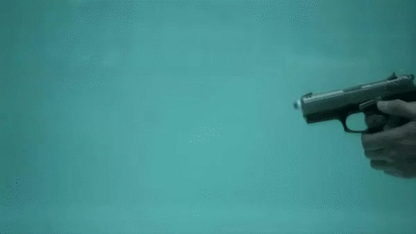 Gunshot underwater at 27000fps