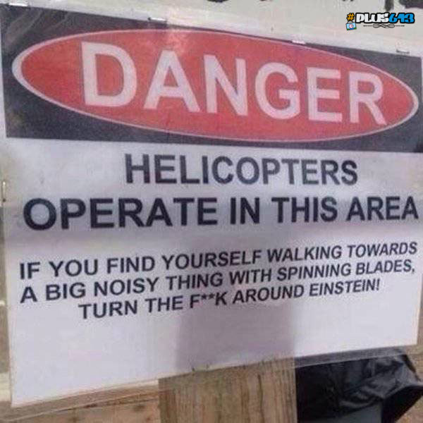 Danger: Helicopters