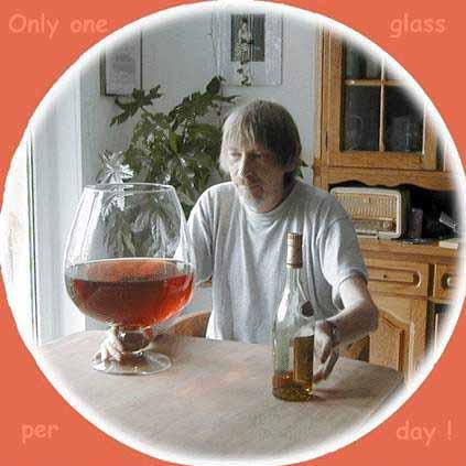 I'm down to just a glass a day!