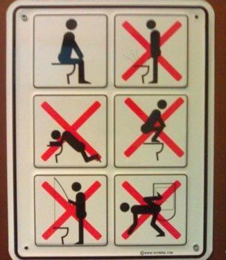 toilet rules