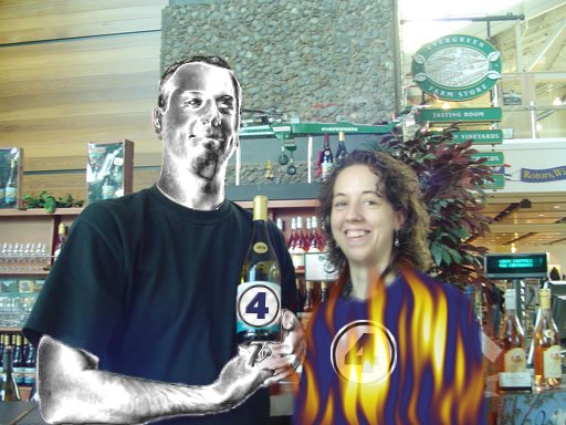 Silver Surfer and Torch Girl