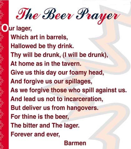 THE BEER PRAYER