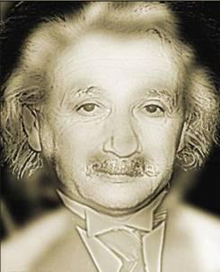 Einstein? Look at it from further away..