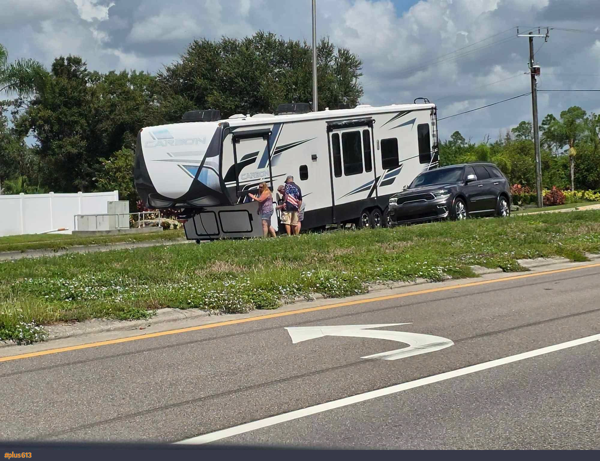 Camping on the highway