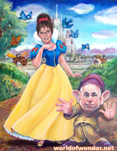 snow white and dopey