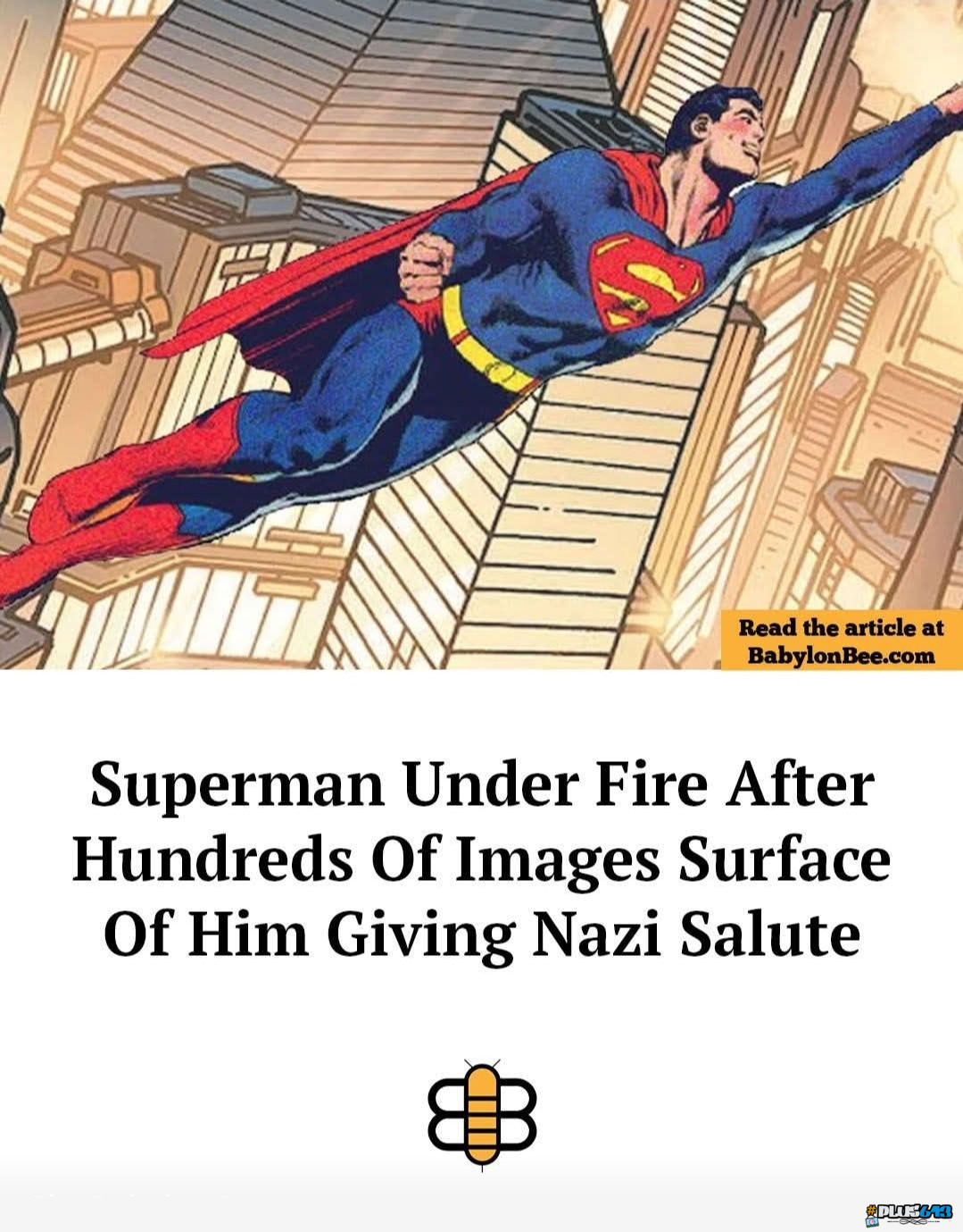 Oh no not superman too !?