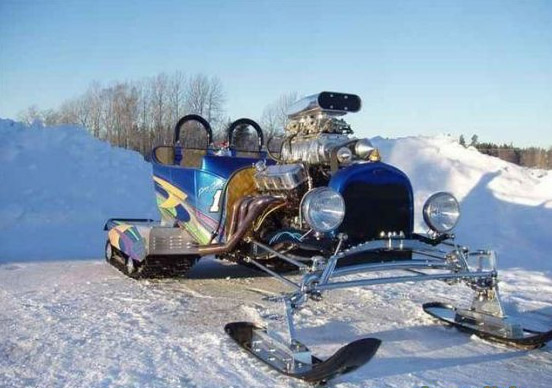 Mr Kims snowmobile