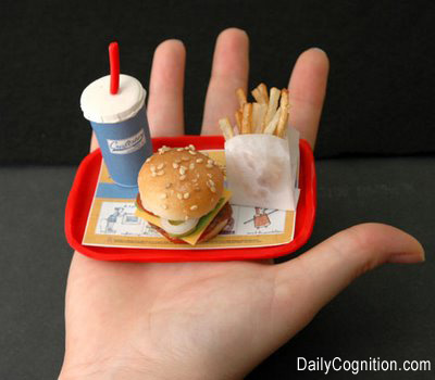 The world's smallest fast food meal
