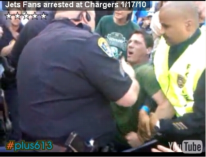 San Diego Cops take out Jets Fan