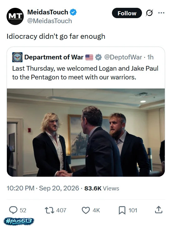Idiocracy coming true before our eyes
