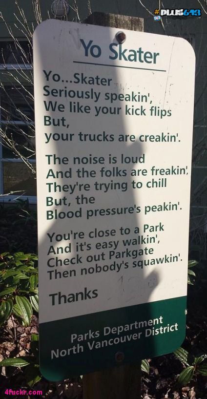 Funny public notice sign