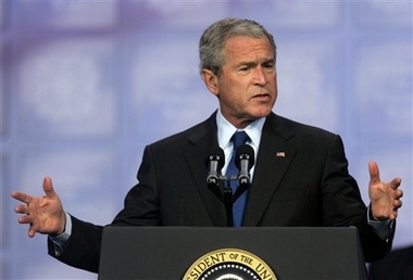 Bush's resignation speech