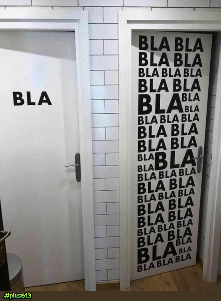 Bla. Blablabla