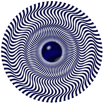 Illusion: The shimmering circle
