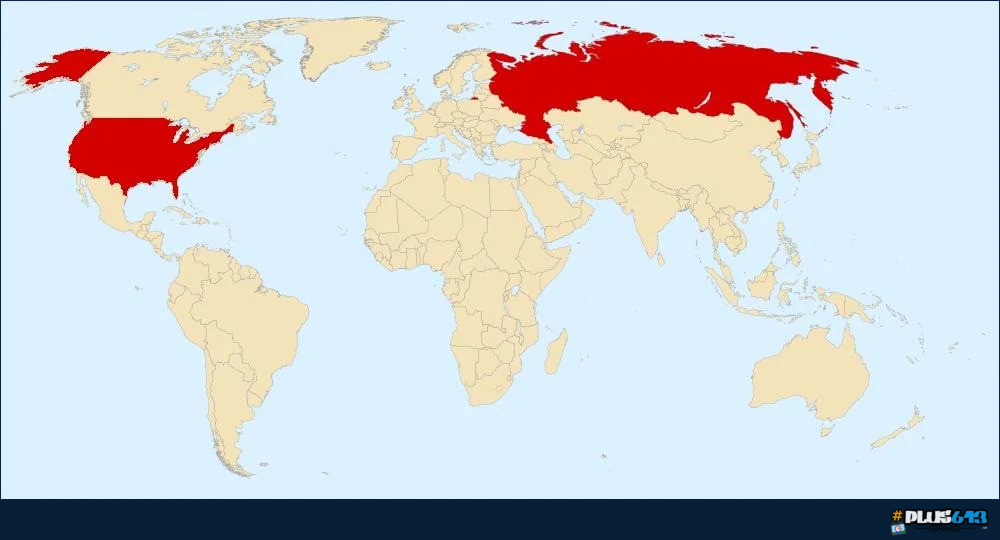 I always forget how big Russia actually is