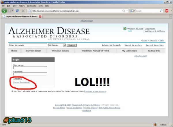 Alzheimer's disease..