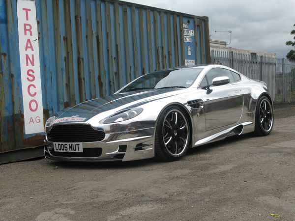 Sexiest car ever? Chrome Aston Martin V8 Vantage Boss Edition