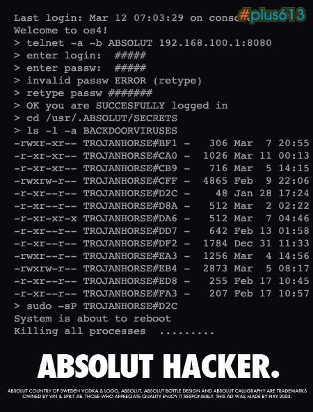 my funny picture collection absolut hacker