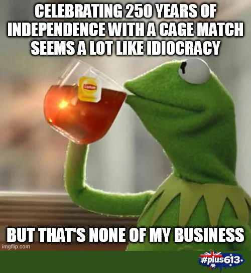 Nothing says freedom like a cage