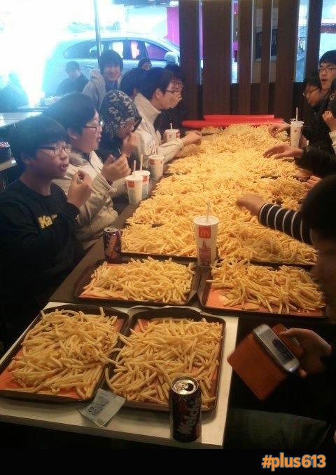 When I said I want all your fries, I meant all your fucking fries