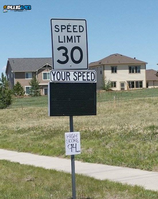 Speed limit leaderboards