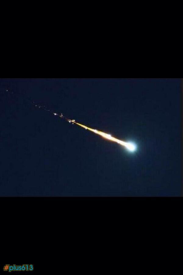 Russian 3rd stage booster reenters over SE Australia July 10 2014
