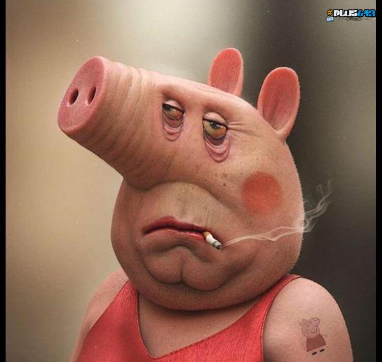 Peppa Pig all grown up