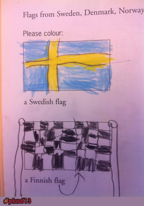 on the Finnish line