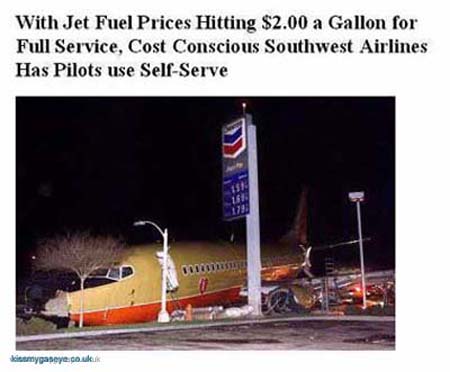 Self-service airline fuel