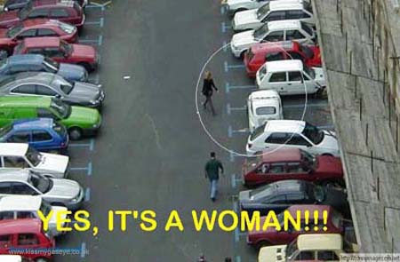 Parking spaces for women