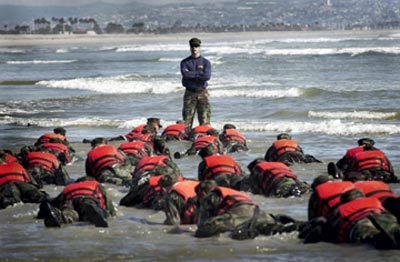 Navy SEALS first day of basic training