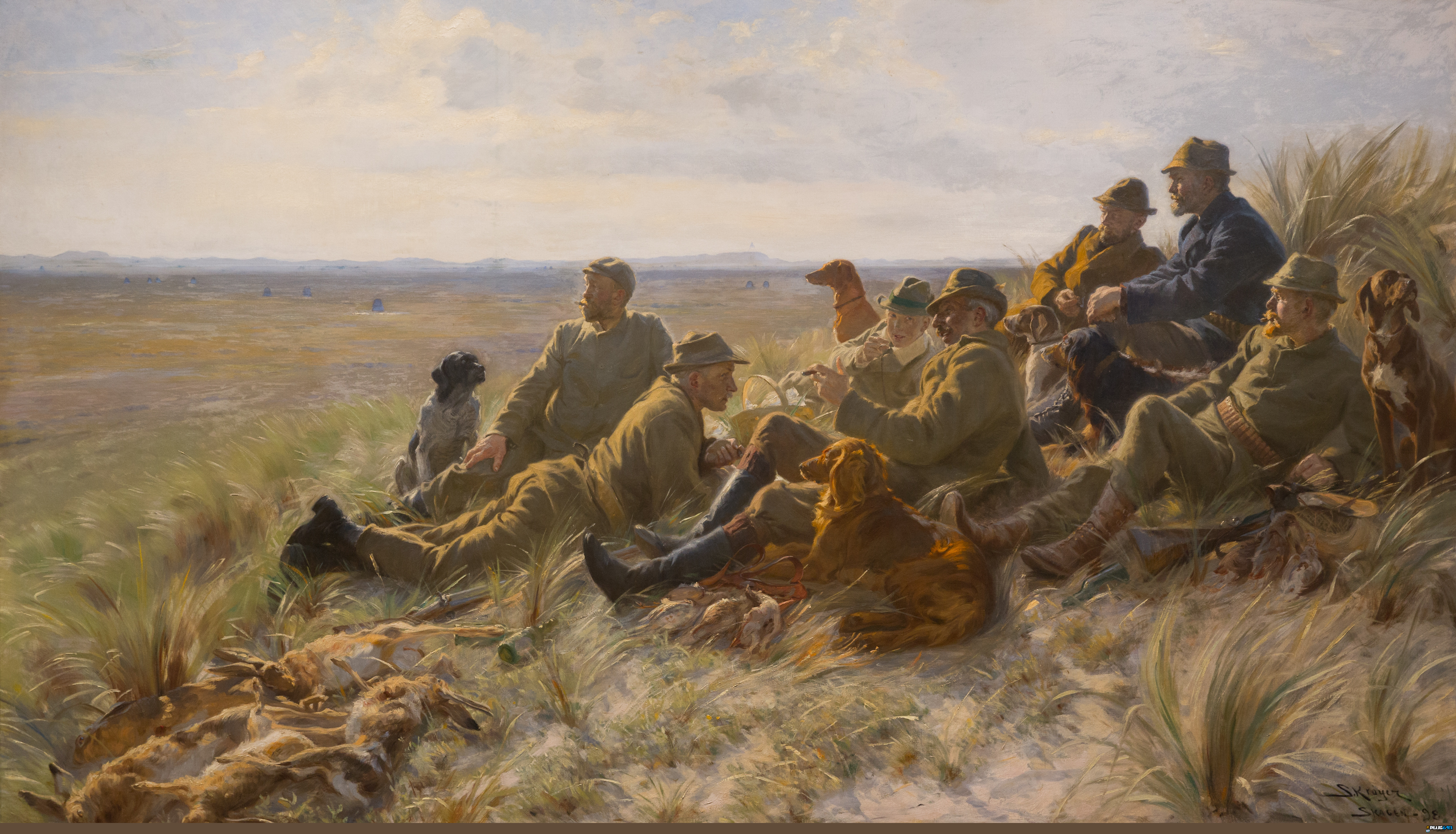 Wallpaper - Peder Severin Kroyer (Danish), Hunters Of Skagen
