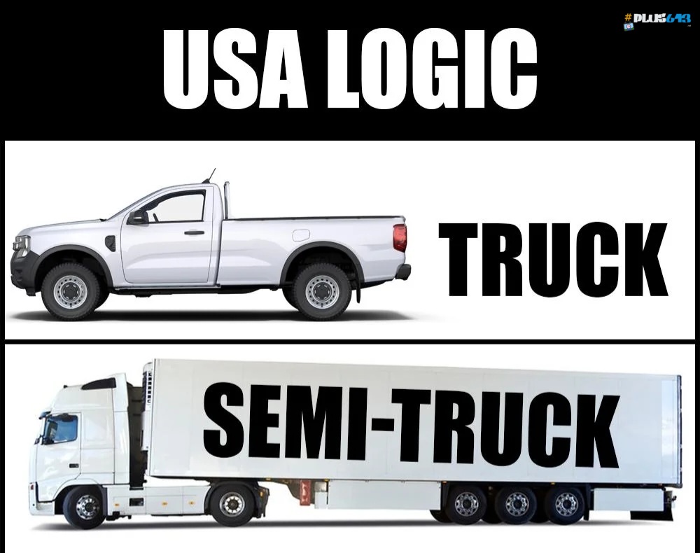 Truck vs semi-truck
