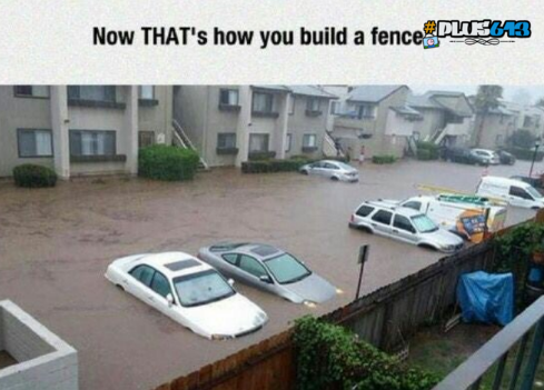 Solid fence building