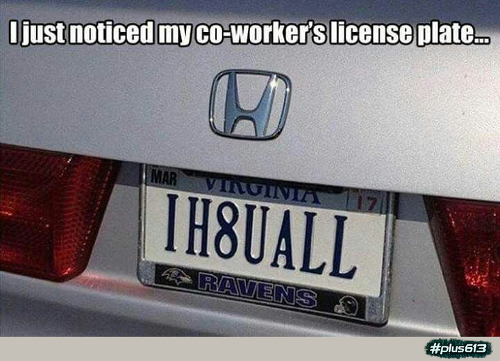 My new plates have arrived